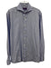 Ralph Lauren Purple Size 16 Blue & White Cotton Striped Men's Long Sleeve Shirt Blue & White / 16