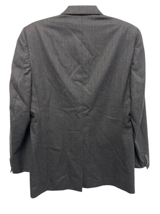 Burberrys Gray, Blue & Red Wool Striped 2 Button Men's Blazer Gray, Blue & Red / Est 40