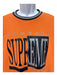 supreme Size L Orange & Multi Cotton Graphic Men's Long Sleeve Shirt Orange & Multi / L