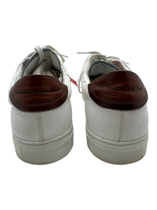 To Boot New York Shoe Size 9 AS IS White & Brown Leather Solid Men's Shoes White & Brown / 9