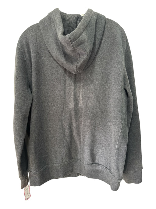Polo Size XL Gray Cotton Solid Hoodie Men's Jacket Gray / XL