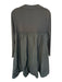 Sun Kim Size S Black Polyester Blend Long Sleeve Collar Button Up Mini Dress Black / S