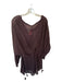 Free People Size S Brown Wool Blend Long Sleeve Knit Slip Dress Brown / S