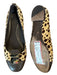 Tory Burch Shoe Size 8M Brown & Tan Leather Pony Hair Animal Print GHW Flats Brown & Tan / 8M