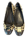 Tory Burch Shoe Size 8M Brown & Tan Leather Pony Hair Animal Print GHW Flats Brown & Tan / 8M