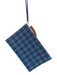 Rothy's Purple Plastic Knit Plaid Wrist Strap Zipper Bag Purple / Small
