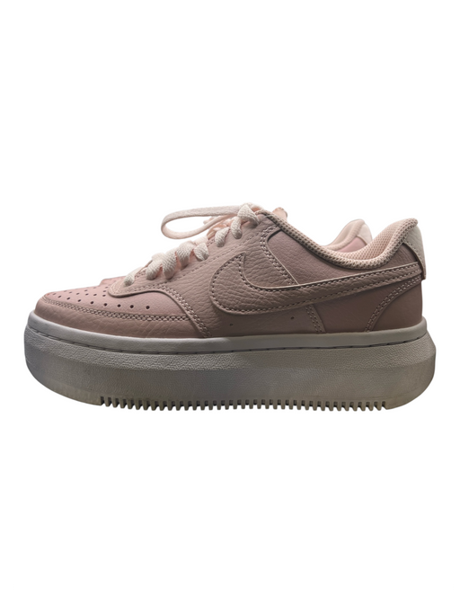 Nike Shoe Size 5 Pink Manmade Material Lace Up Sneaker Logo Rubber Sole Shoes Pink / 5