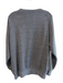 Aviator Nation Size S Gray Cotton Long Sleeve Sleeve Design Round Neck Top Gray / S