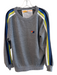 Aviator Nation Size S Gray Cotton Long Sleeve Sleeve Design Round Neck Top Gray / S