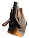 Louis Vuitton Brown & Tan Canvas & Leather Double Handle Monogram Top Zip Bag Brown & Tan / Large
