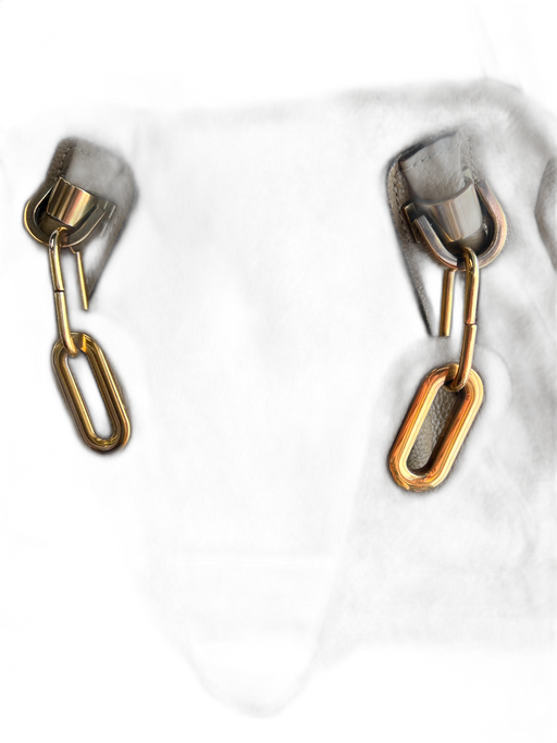 Chloe Taupe Leather Pebbled Gold Hardware Double Handle shoulder strap Bag Taupe / Medium