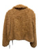BlankNYC Size M Light Brown Polyester Faux Fur Long Sleeve Jacket Light Brown / M
