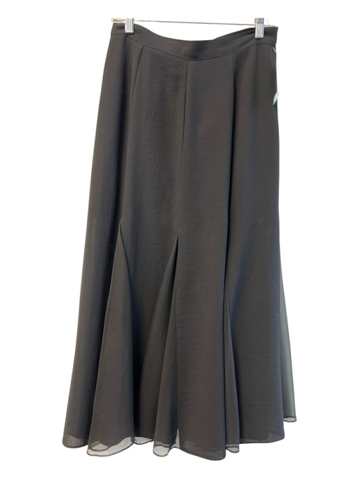 Item... Size Est S Black No Fabric Tag Lined Ankle Length Back Zipper Skirt Black / Est S