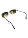 Salvatore Ferragamo Yellow & Brown Metal Frame Gold Detail Aviator Sunglasses Yellow & Brown