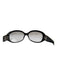 Georgio Armani Black Acetate Logo Full Rim Tinted Lens Oversized Sunglasses Black