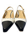 St. John Shoe Size 5 Black & White Leather Two Tone Cap Toe Kitten Heel Shoes Black & White / 5