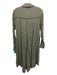 Free People Size XS Green & Gray Long Sleeve Striped Button Front Collar Jacket Green & Gray / XS