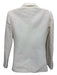 Gucci Size 40 Ivory cotton & polyamide 2 Buttons Shoulder Pads Lapel Jacket Ivory / 40