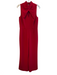 Trina Turk Size 4 Red Polyester Halter Neck Keyhole Sleeveless Jumpsuit Red / 4