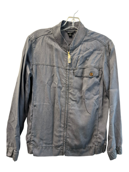 Patagonia Size XS Gray Tencel Zip Front Long Sleeve Breast Pocket Jacket Gray / XS
