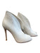 Gianvito Rossi Shoe Size 36 White Nappa Leather Peep Toe Ankle High Booties White / 36