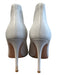 Gianvito Rossi Shoe Size 36 White Nappa Leather Peep Toe Ankle High Booties White / 36