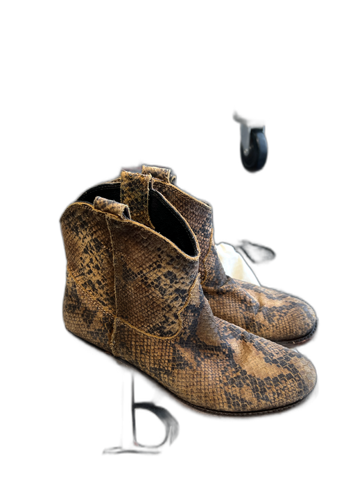 Liberty Black Shoe Size 8.5 Brown & Gray Python Leather Almond Toe Boots Brown & Gray / 8.5