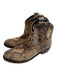 Liberty Black Shoe Size 8.5 Brown & Gray Python Leather Almond Toe Boots Brown & Gray / 8.5