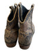 Liberty Black Shoe Size 8.5 Brown & Gray Python Leather Almond Toe Boots Brown & Gray / 8.5