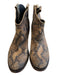 Liberty Black Shoe Size 8.5 Brown & Gray Python Leather Almond Toe Boots Brown & Gray / 8.5