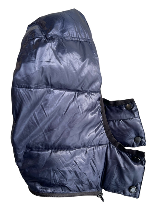 Andrew Marc Size S Navy Polyester Duck Down Detachable Hood Zip Front Coat Navy / S