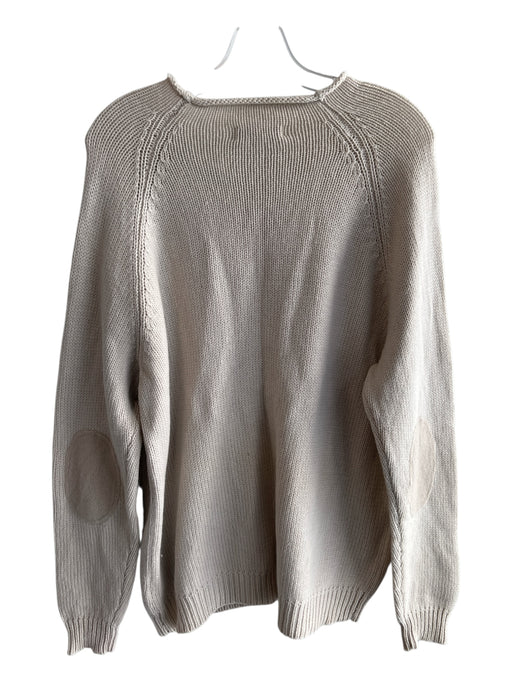 Boden Size 18 Ivory Wool High Neck Long Sleeve Knit Sweater Ivory / 18