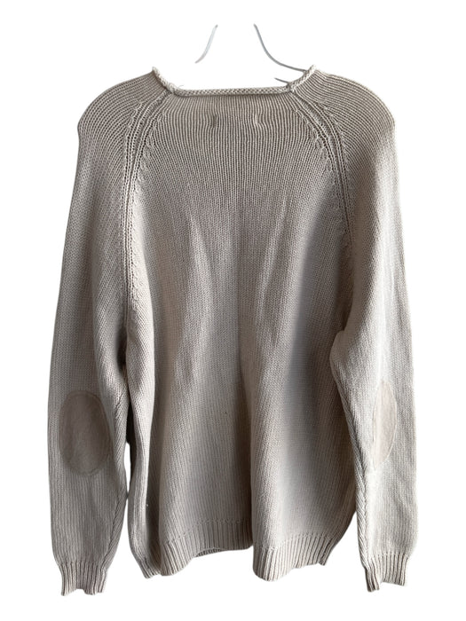 Boden Size 18 Ivory Wool High Neck Long Sleeve Knit Sweater Ivory / 18