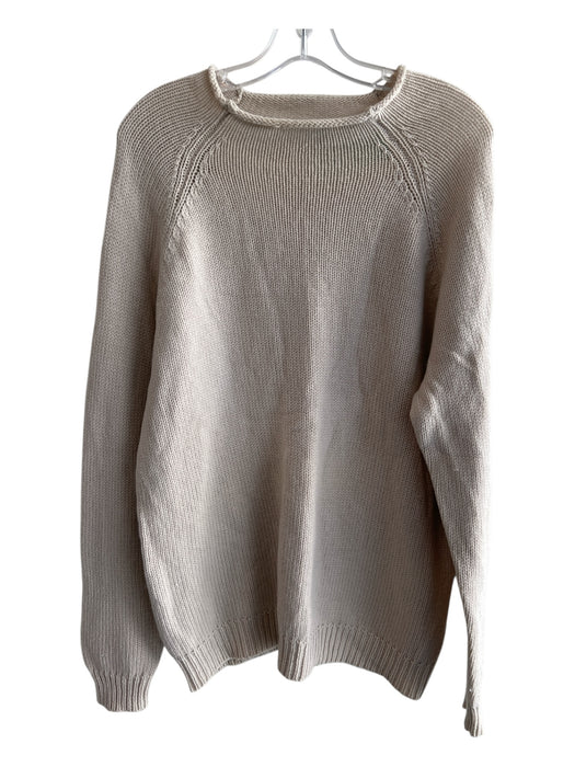 Boden Size 18 Ivory Wool High Neck Long Sleeve Knit Sweater Ivory / 18