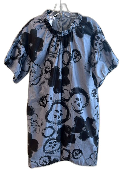 Moschino Cheap & Chic Size 8 Blue & Black No Fabric Tag High Neck Dress Blue & Black / 8