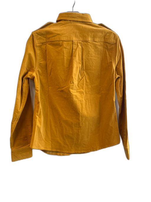Ann Mashburn Size Small Mustard Yellow No Fabric Tag Long Sleeve Collared Top Mustard Yellow / Small