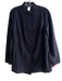 Akris Punto Size 12 Black Cotton Long Sleeve Snap Closure Side Pockets Jacket Black / 12