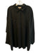 Lafayette 148 Size xl/xxl Black Silk Button Down Collared Long Sleeve Tunic Black / xl/xxl
