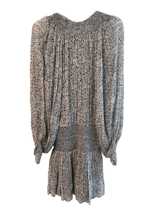 Karina Grimaldi Size Large Gray & Black No Fabric Tag Wide Waist Band Dress Gray & Black / Large