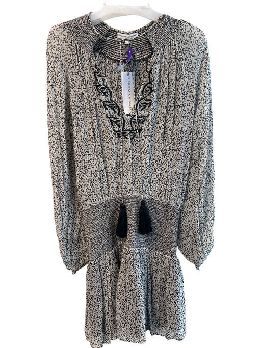 Karina Grimaldi Size Large Gray & Black No Fabric Tag Wide Waist Band Dress Gray & Black / Large