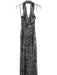 Rachel Zoe Size 2 Gray & Black Silk Halter All Over Print Dress Gray & Black / 2