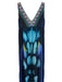 Camilla Size 1 Teal & Multi Silk High Low Sleeveless V Neck Abstract Print Dress Teal & Multi / 1