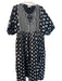 Pinklay Size XL Black & Gray No Fabric Tag Lined Spades & Clovers Dress Black & Gray / XL