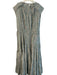 Mirth Size Medium Green, Peach & Tan No Fabric Tag All Over Print Maxi Dress Green, Peach & Tan / Medium