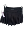 Gold Hinge Size Est 0 Black Polyester Blend Pleated Back Mini Athletic Skirt Black / Est 0