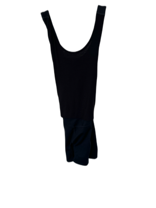 Free People Size Est S Black Polyester Blend Side Pockets Wrap Detail Romper Black / Est S