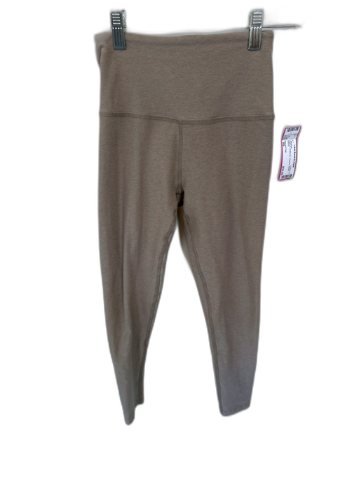 Beyond Yoga Size XS Oatmeal Heathered Cropped Athletic Leggings Oatmeal / XS