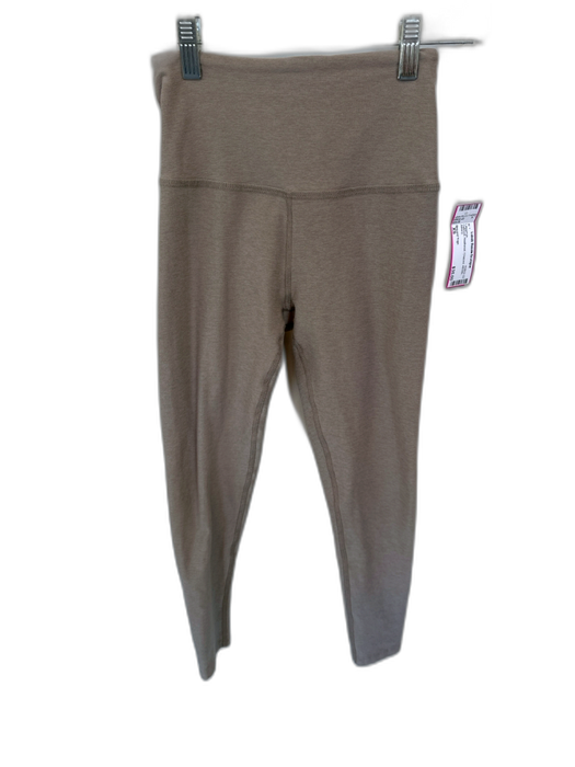 Beyond Yoga Size XS Oatmeal Heathered Cropped Athletic Leggings Oatmeal / XS
