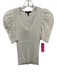 Maje Size 1/S White Viscose & Polyester Short Puff Sleeve Crochet Lace Top White / 1/S