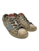 Golden Goose Shoe Size 39 White, Brown, Blue Leather Upper Distressed Sneakers White, Brown, Blue / 39